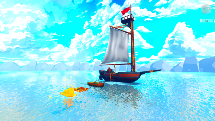 Stylized Pirate Ship & Boat Pack + Scripts & Anims preview 5