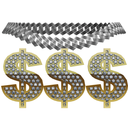 money sign chain necklace