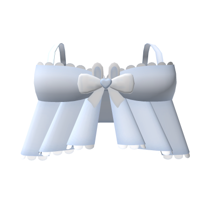 Babydoll Ruffled Blue Dress~ Roblox item