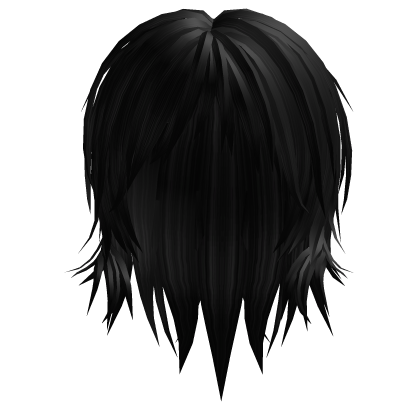 Unkept Emo Boy Vkei Anime Hair (black)