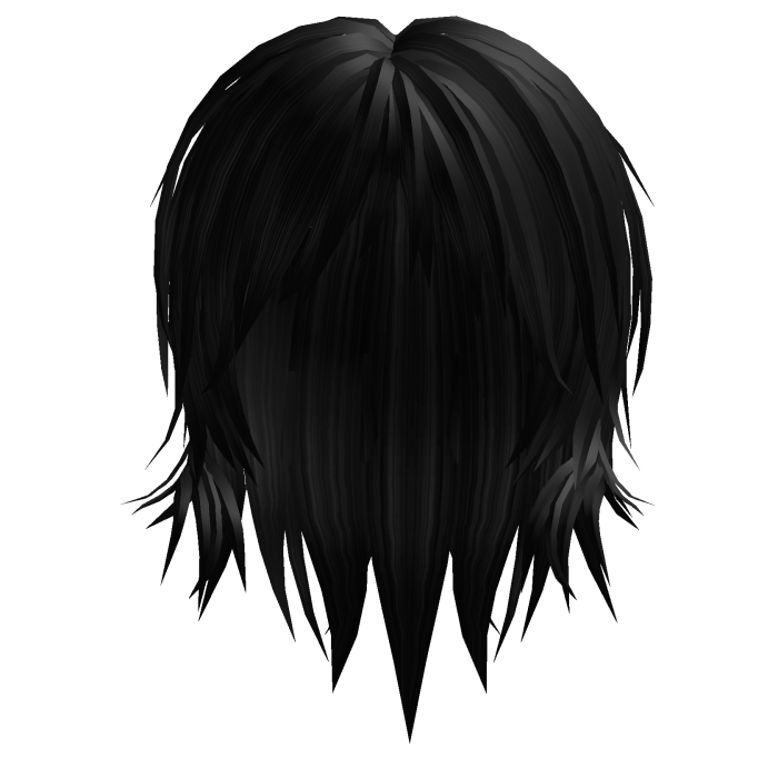Unkept Emo Boy Vkei Anime Hair (black)