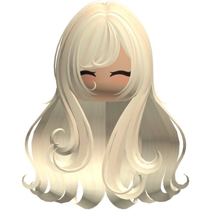 Adorable Cute Moe Blonde Long Wavy Hair