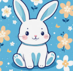 The Cute Blue Bunny Group