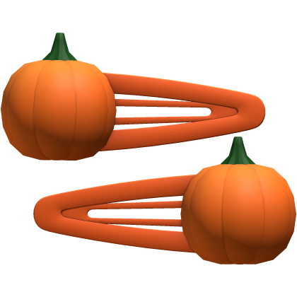 Y2K Halloween Pumpkin Hair Clips (R) 🎃