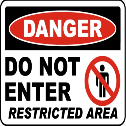 Authorised personnel only