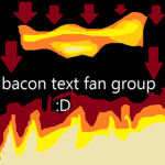 bacon texto fan group