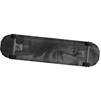Custom Benjamin Design Skateboard V8 (Back)