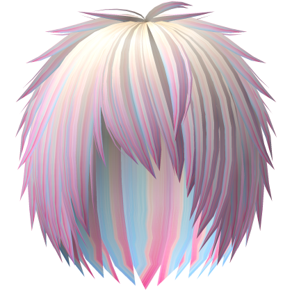 Vkei Scene Blonde Pink Long Emo boy hair Roblox item