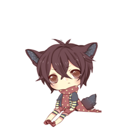 Chibi - Sitting Kawaii Boy Roblox decal