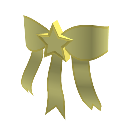Light Yellow SuperStar Bow for Korblox