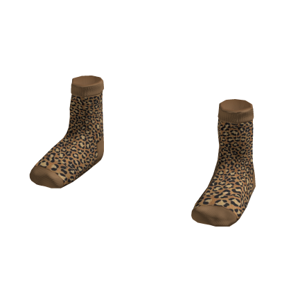 Leopard Print Socks thumbnail