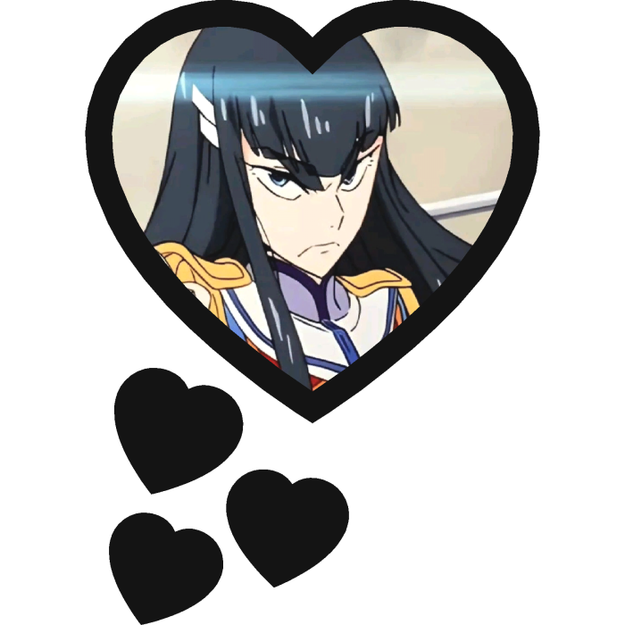 Satsuki Kiryuin Thinking Hearts Kill La Kill