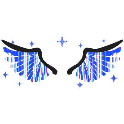 ⏳ RAINBOW ANIMATED Sparkling Wings With Stars thumbnail