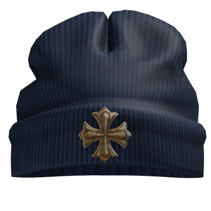 Worn in goth beanie