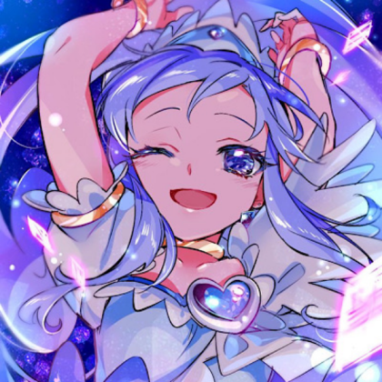 Kawaii | Aesthetic | Anime girl | Blue | Purple Roblox decal