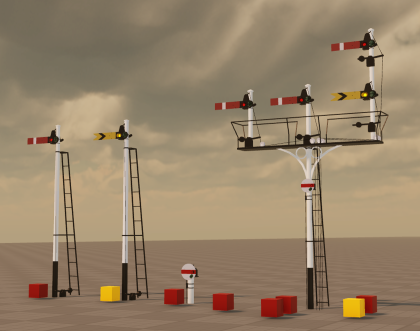 Build your own Gantry + Semaphore Signal set preview 5