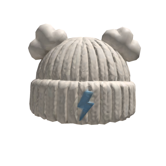Cozy Lightning Pom Beanie