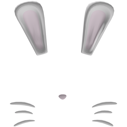 Bunny Ears + Whiskerss pink+white