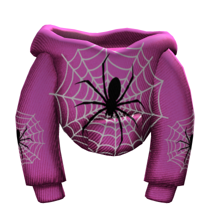 Pink Designer Spider Web Male Hoodie Roblox item