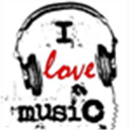 I love music Roblox decal
