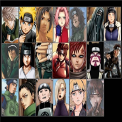 Naruto Shippuden Picture Collage Roblox decal