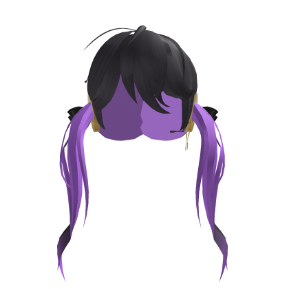 magical purple hair