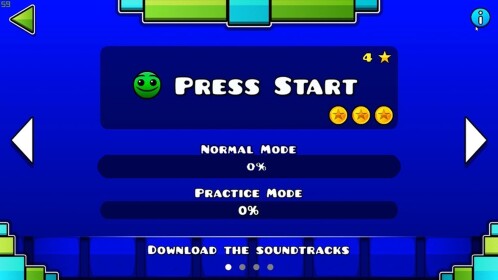 Geometry Dash [press start]