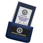 GUINNESS WORLD RECORDS™ certificate + tote