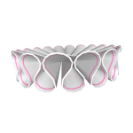 Clown Ruffles in White & Pink 3.0
