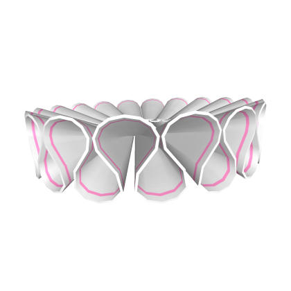 Clown Ruffles in White & Pink 3.0 Roblox item