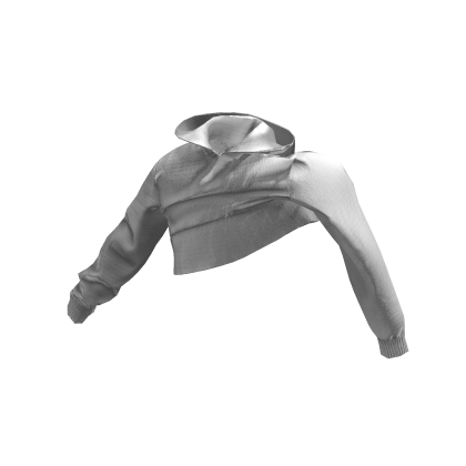 White Off-Shoulder Hoodie thumbnail