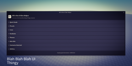 All In One UI Dev Helper | v0.4.7 BETA preview 1