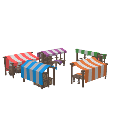 🏖 Medieval Market Stalls Quest Armor Castle Vil
