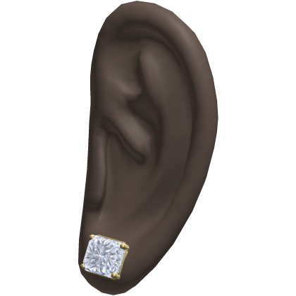 Diamond Stud Earrings Ears