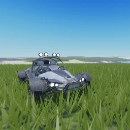 Offroader driving icon