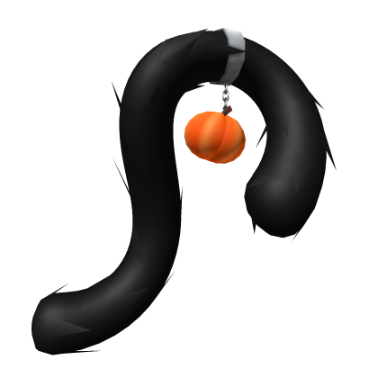 🐈 Halloween Cat Tail Black