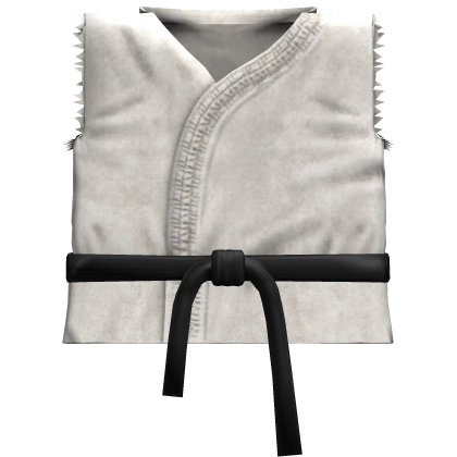 💥 Ryu's White Karate Gi & Black Belt (R6)