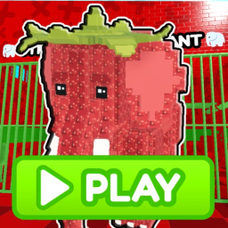 🍓 STRAWBERRY ELEPHANT PRISON RUN OBBY 🐘