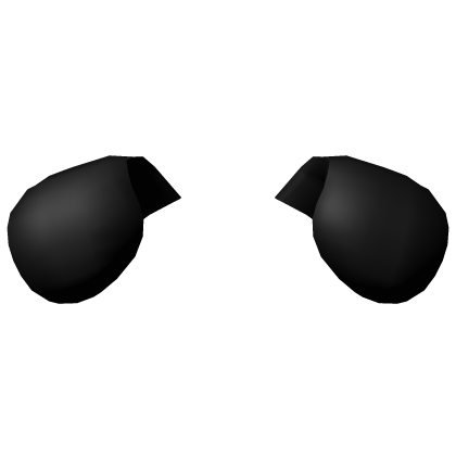 ︵‧˚♡ black puppy ears