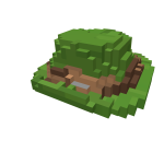 8-bit grass fedora