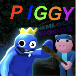 Piggy + rainbow friends