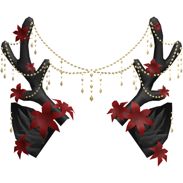 Ethereal Christmas Fairy Fawn Antlers w/ Jewels