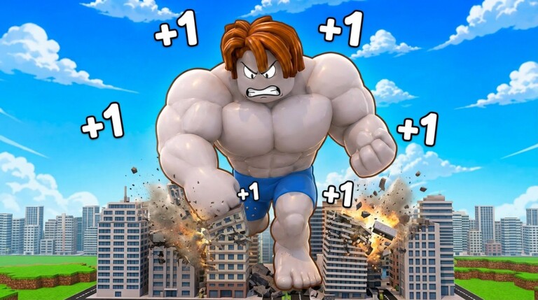 +1 Strength Per Click — official Roblox game image