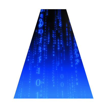 Blue Hacker Cape Roblox item
