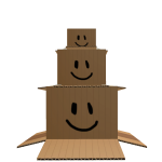 Cardboard Boxes Stack