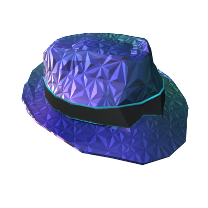 Sapphire Crystal Fedora
