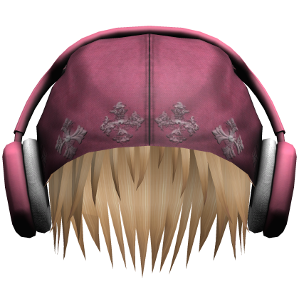 Blonde Hair w/ Y2K Beanie&Headphones