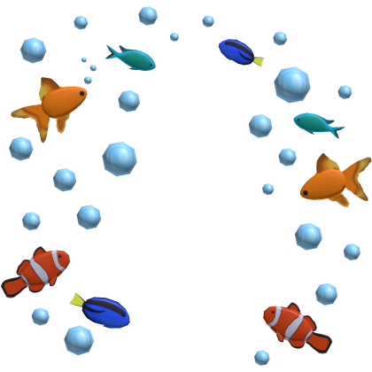 ocean fishies w/ bubbles aura