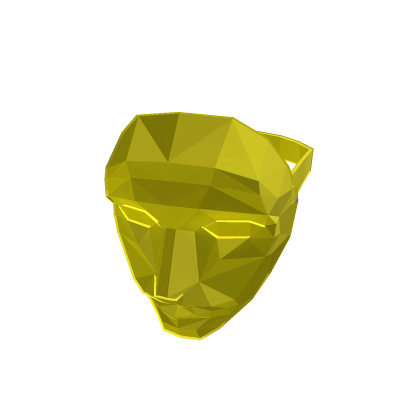 The gold frontman mask
