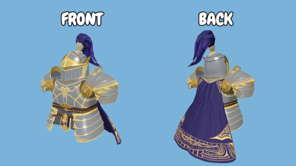 [R15] Medieval kingsguard knight armor set preview 2